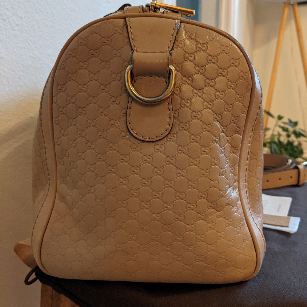 Gucci Guccissima Boston leather bag - Picture 3 of 14